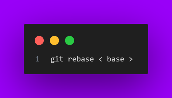 git rebase